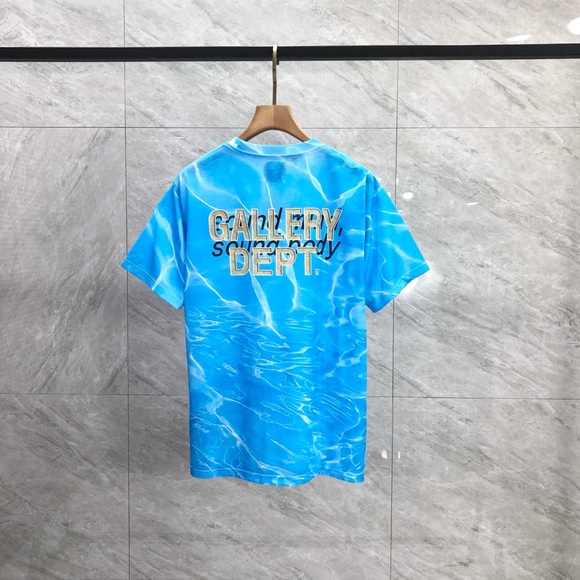 Gallery Dept Aqua Water Pattern Tee - Picture 2 of 10